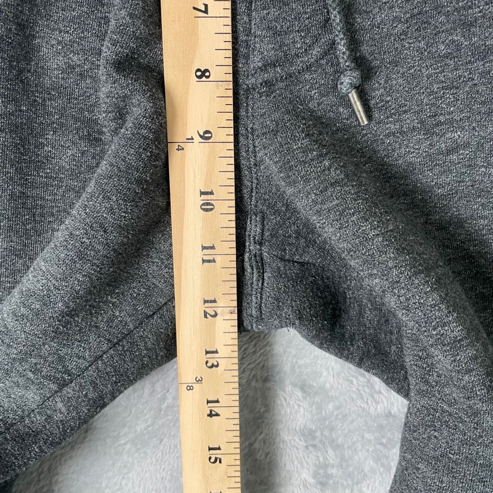 Uniqlo Joggers Men Medium Grey Fleece Lined Sweatpants Lounge Outdoor Winter - Picture 9 of 12